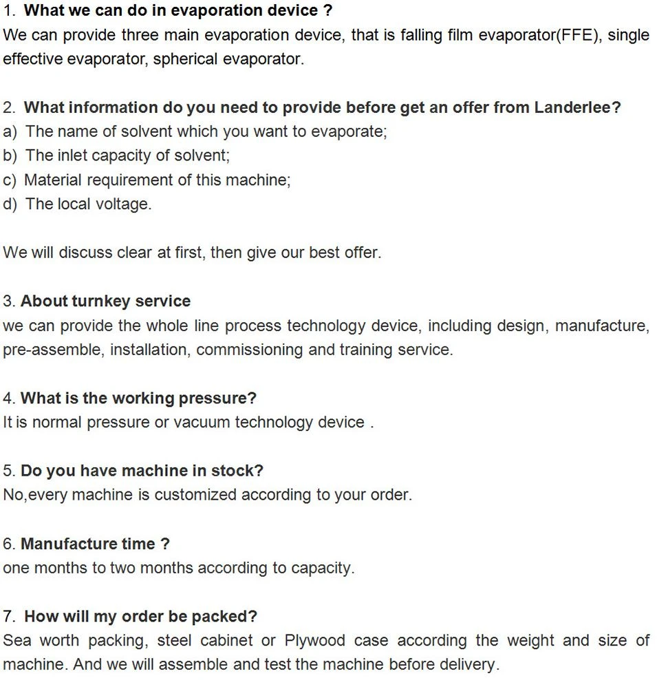 product-1-1 FAQ of evaporation device